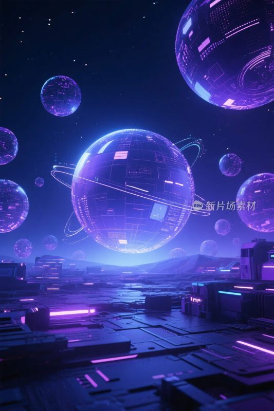 科幻未来数字艺术场景