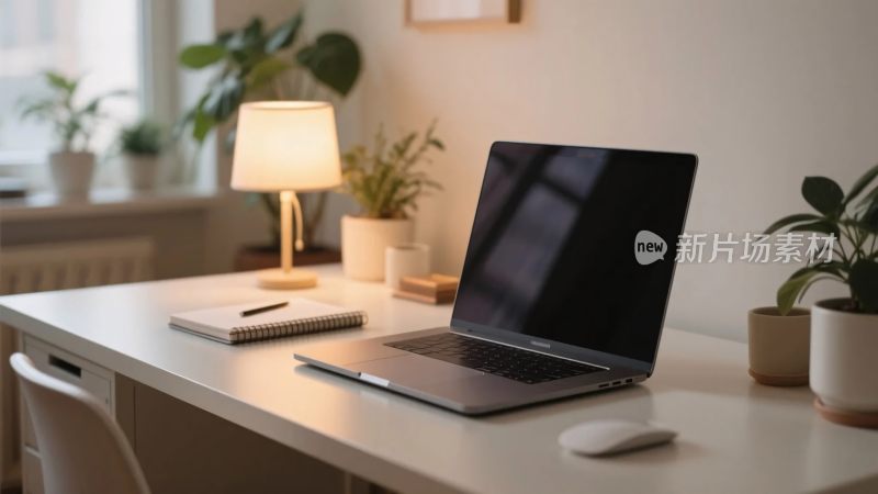 现代办公桌面布置