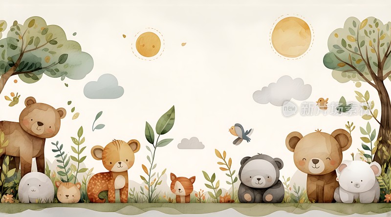 森林里的动物们