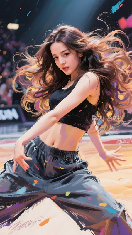 舞台上的活力舞者