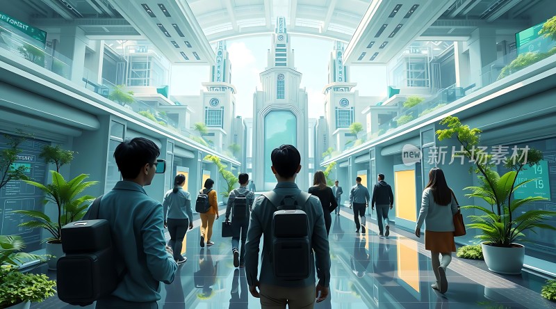 未来科技校园探索未知之旅