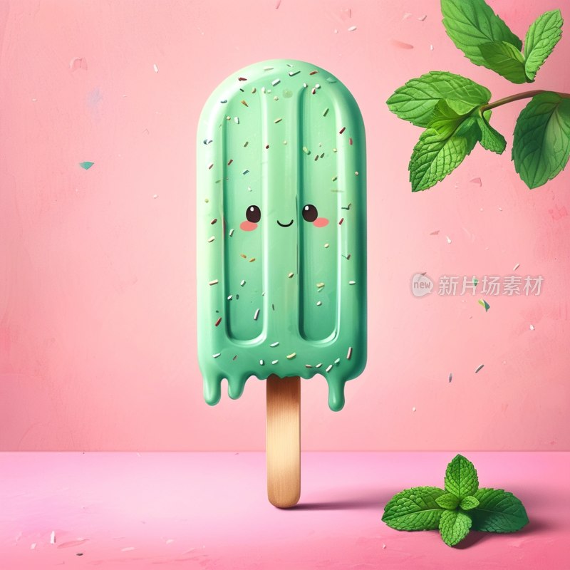 薄荷冰淇淋棒