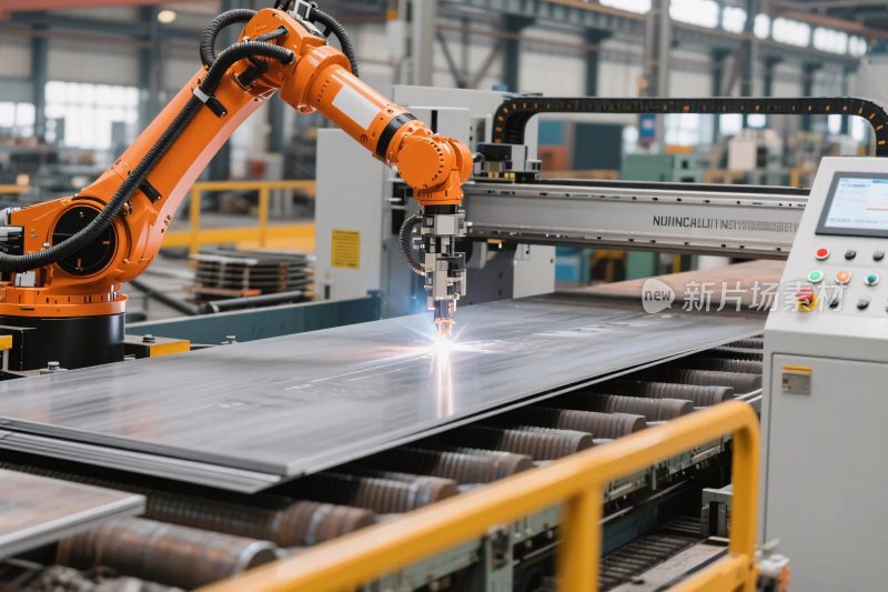 工业机械臂加工场景