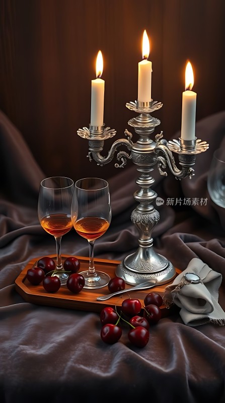 烛光晚餐浪漫时刻