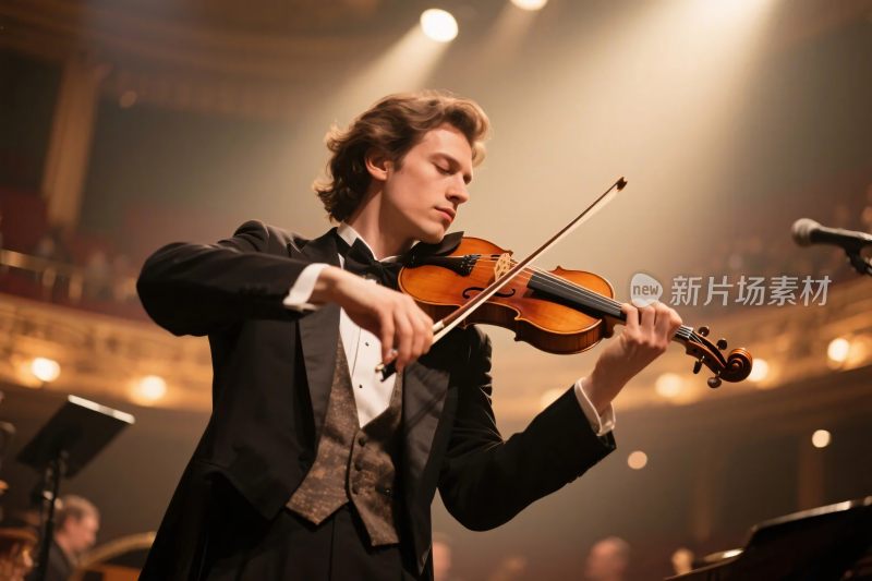 音乐家演奏小提琴