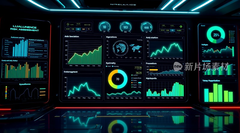 未来科技数据监控中心