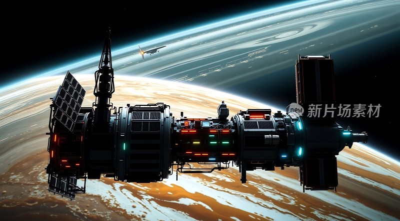 太空探索新篇章星际飞船与神秘星球