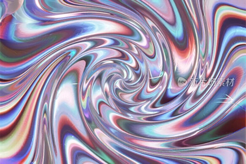 彩色漩涡抽象艺术图