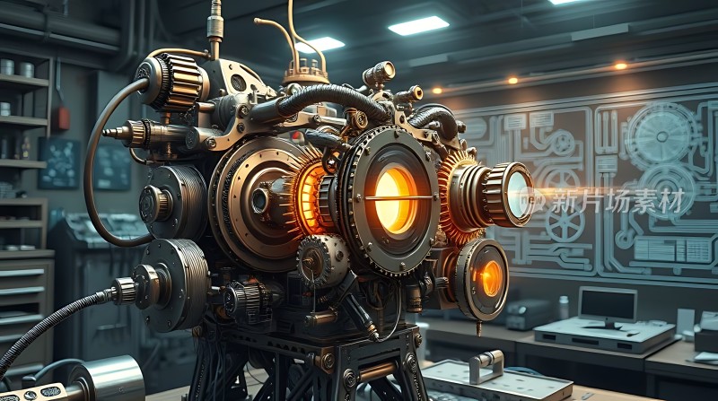 机械实验室中的神秘装置
