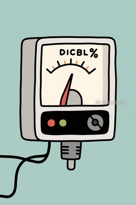 卡通仪表插画