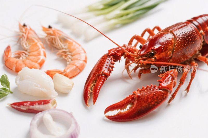 食材海鲜展示图