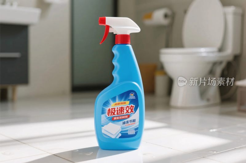 清洁喷雾卫生间场景