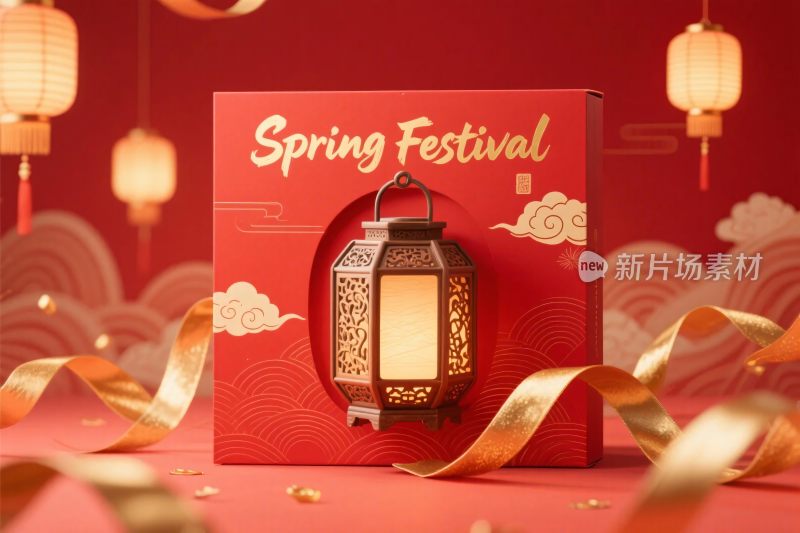 春节灯笼主题海报