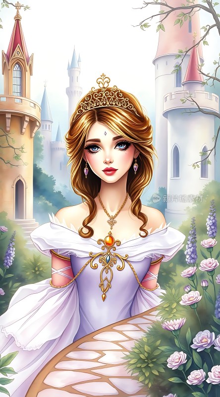 金色长发公主与梦幻城堡