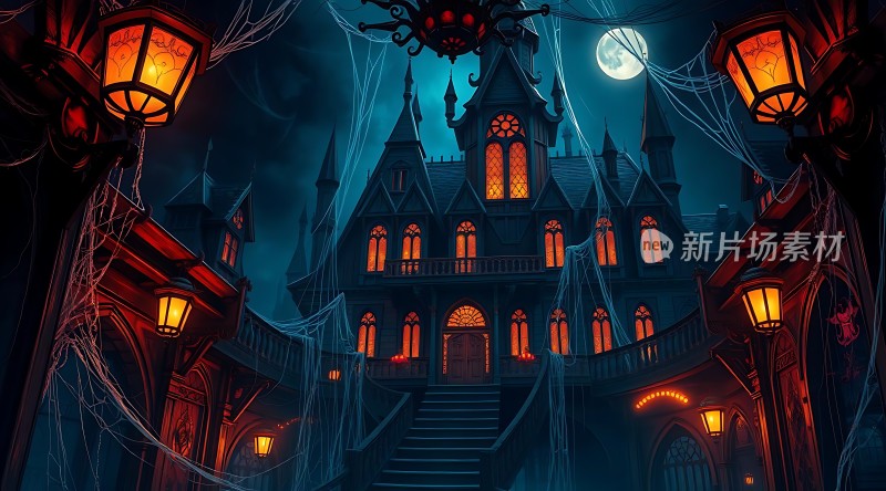 万圣节之夜幽灵古宅