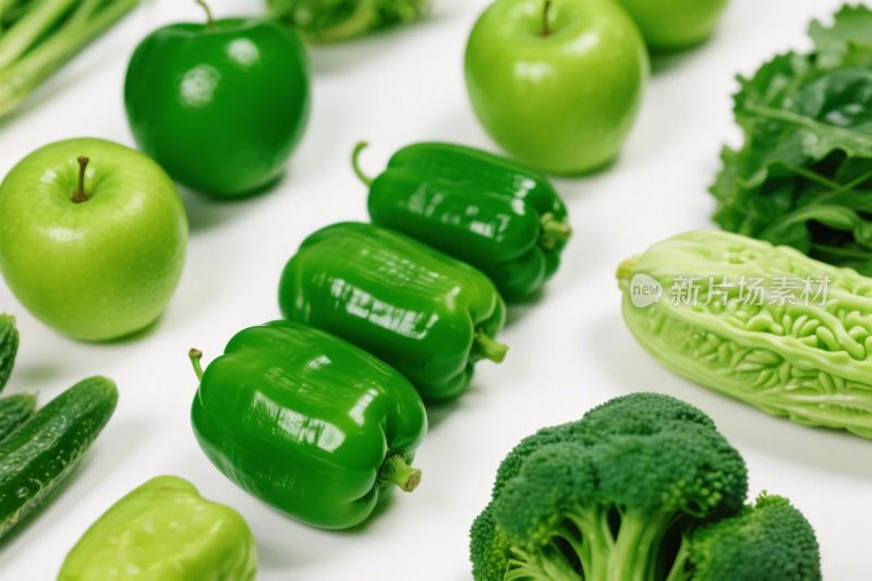 新鲜果蔬集合展示