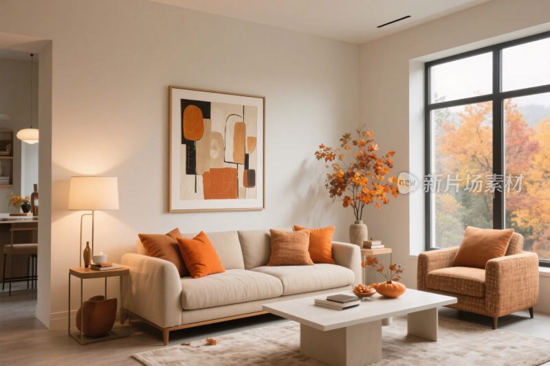 现代简约客厅布置