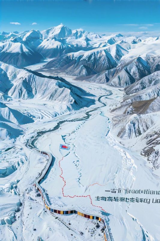 雪山峡谷风光摄影