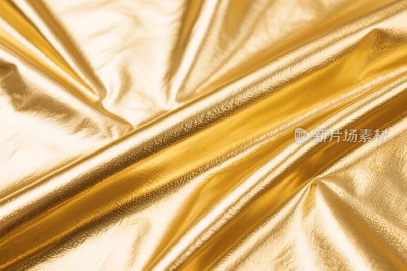金色布料特写