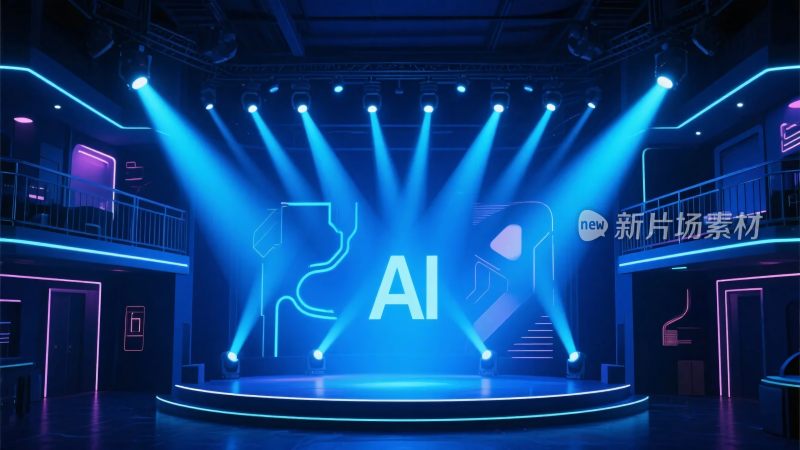 科技感舞台场景