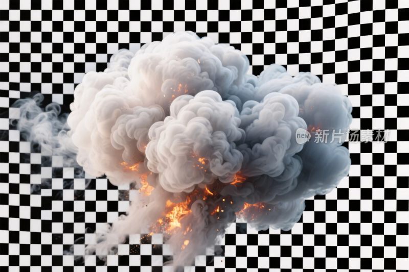 爆炸烟雾特效图