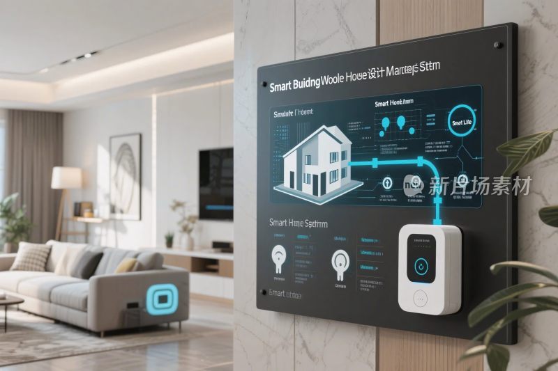 智能家居控制面板展示
