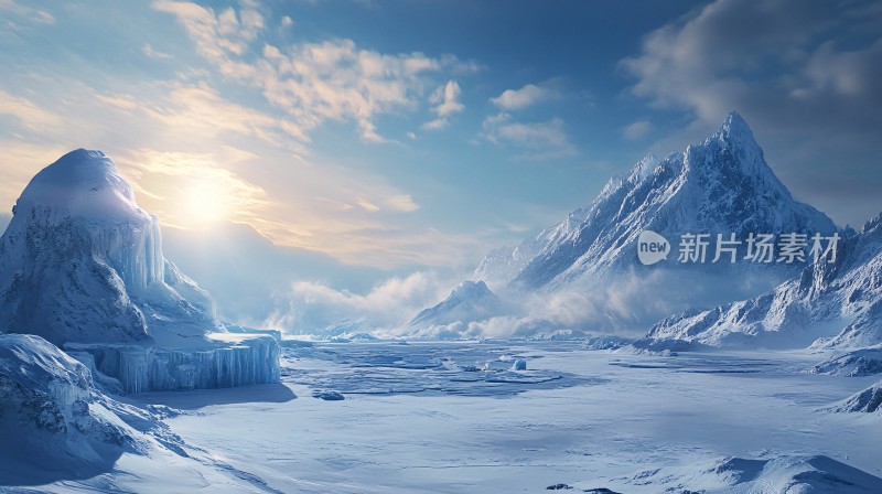 雪山大场景