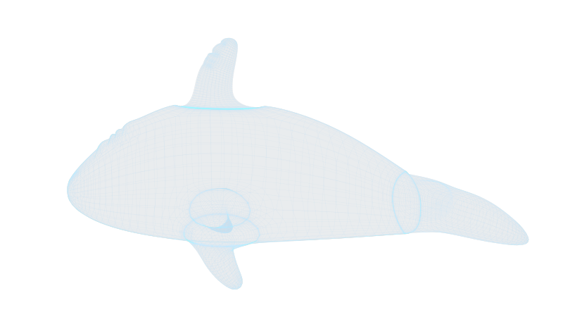 海豚气球 鲸鱼抱枕海洋生物可爱大鱼鲨鱼