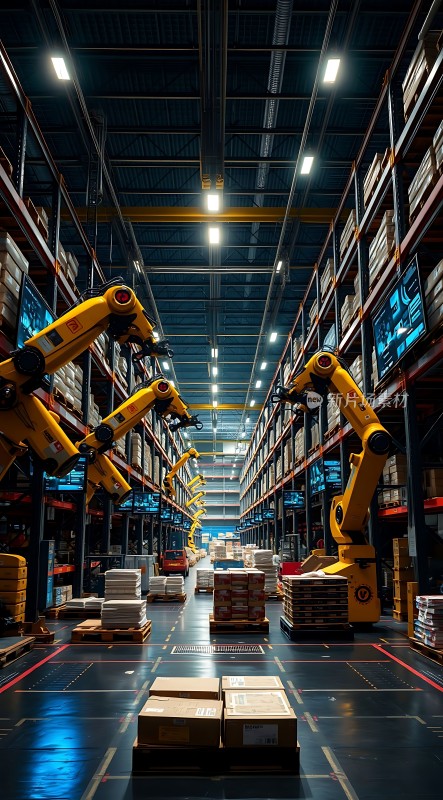 智能仓储机器人协作搬运货物