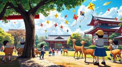 放风筝的欢乐时光