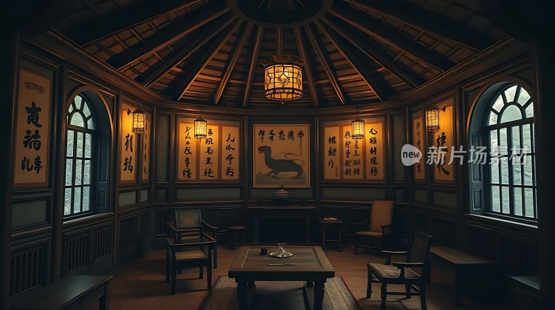 古风茶室雅集