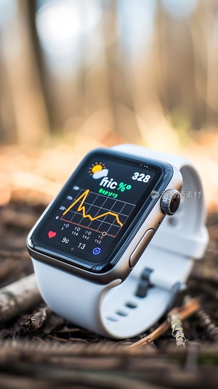 智能手表显示心率、温度和天气信息