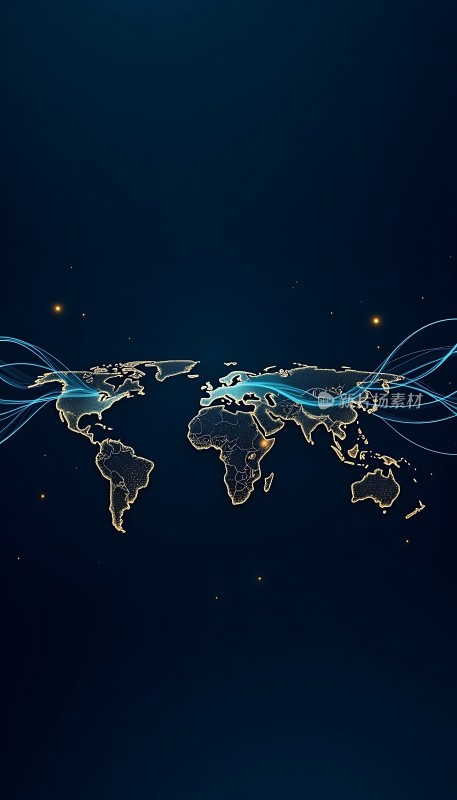 全球网络连接图