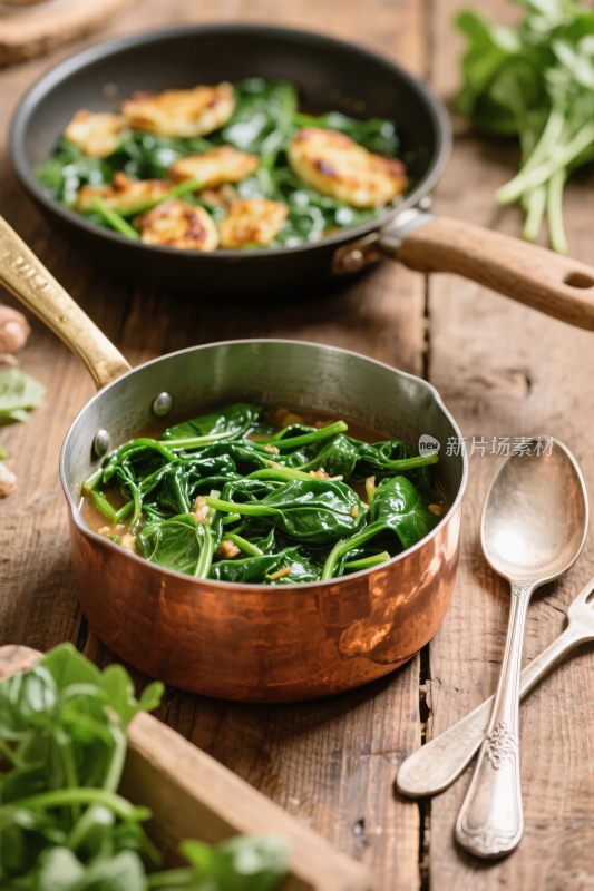 厨房美食烹饪场景