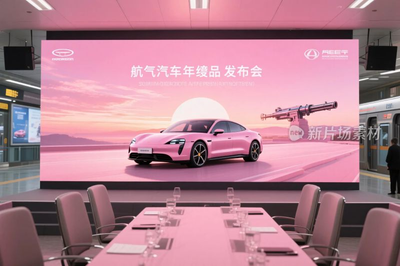 新能源汽车发布会现场