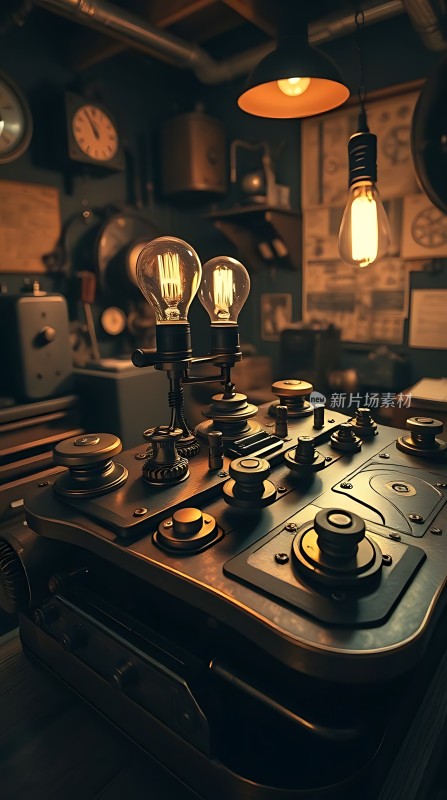 蒸汽朋克实验室复古机械与创意灵感交汇之地