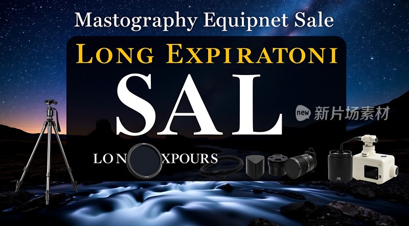 长曝光摄影器材大促新品登场！