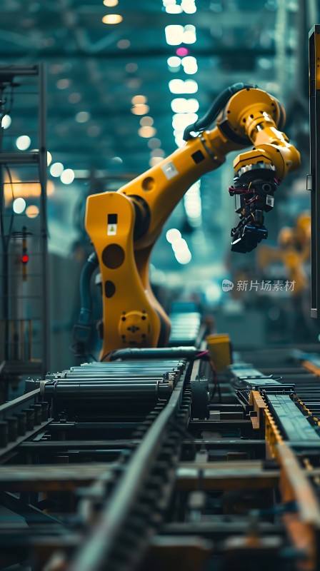 工业机器人操作生产线