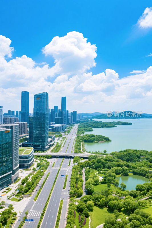 现代城市风光景观