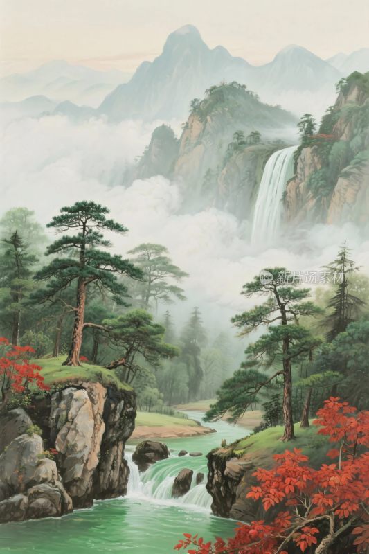 山水风景画
