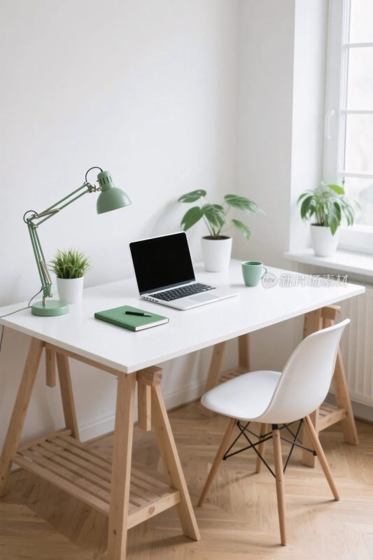 简约居家办公桌面