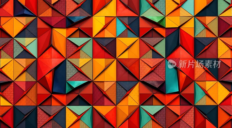 多彩几何图案