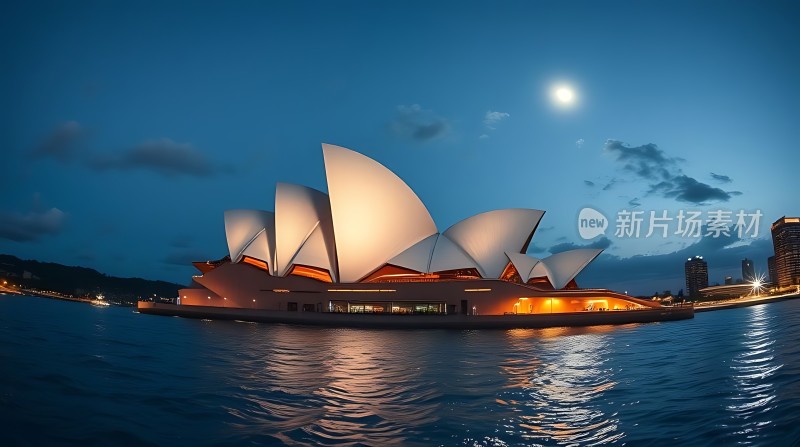悉尼歌剧院夜景