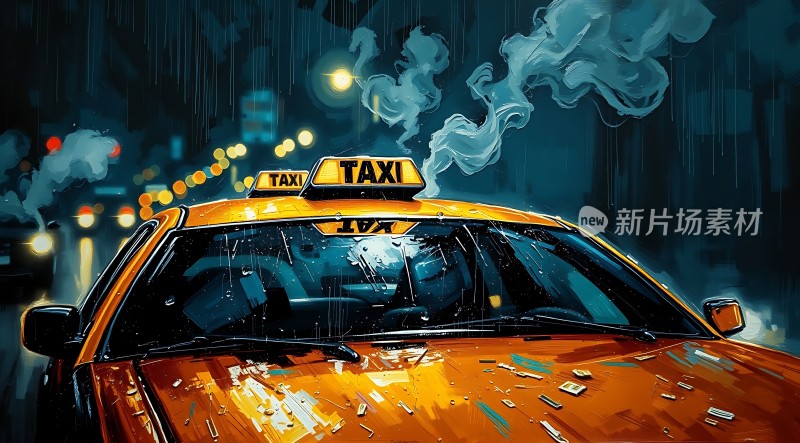 雨夜出租车
