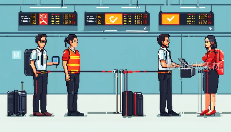 机场安检图标