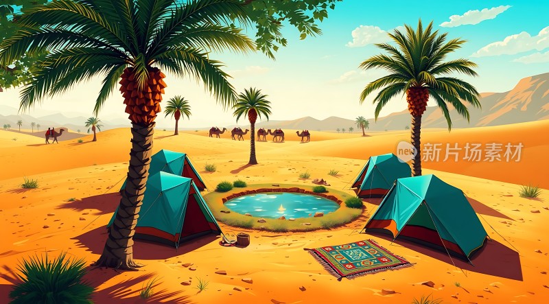 沙漠绿洲探险之旅