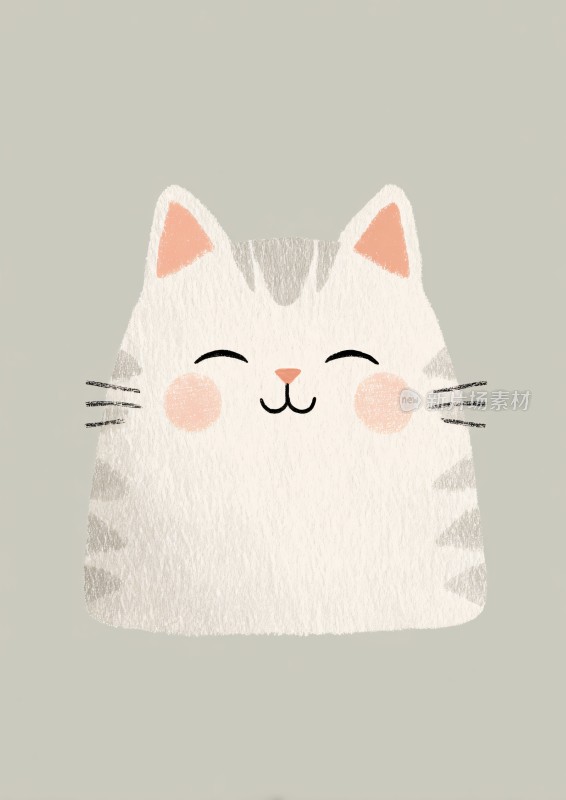可爱卡通猫咪插画