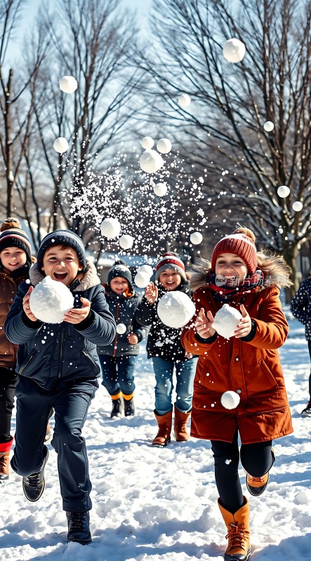 雪地里的欢乐时光