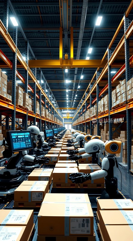 智能仓储机器人高效作业