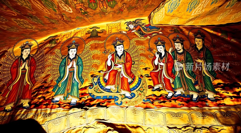 佛祖与菩萨群像